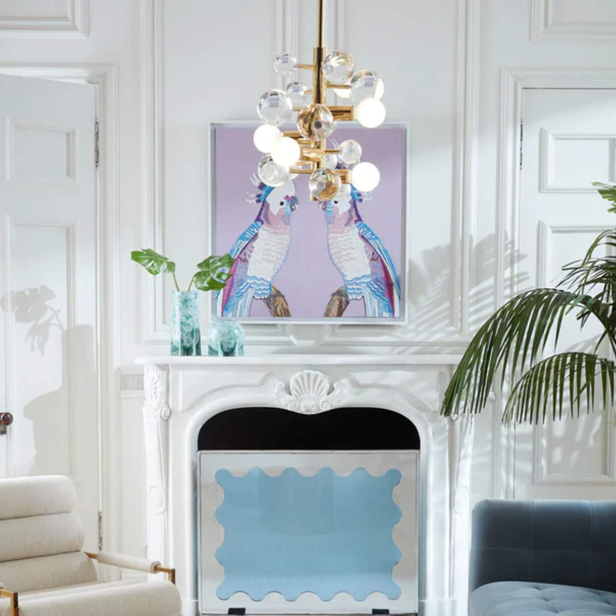 Jonathan Adler Globo Five-Light Chandelier
