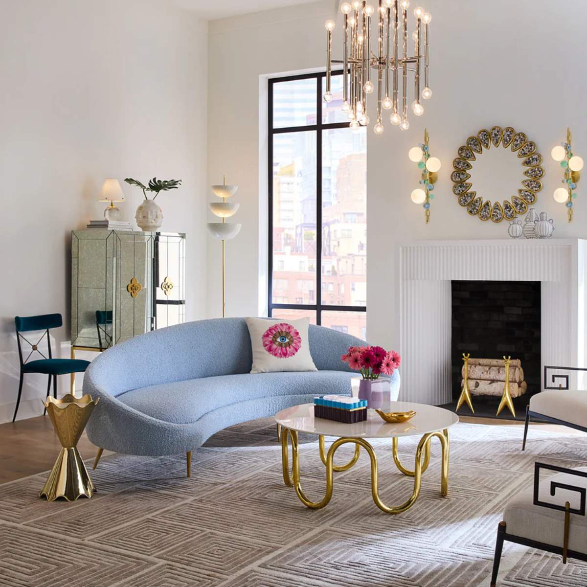 Jonathan Adler Globo Three-Light Sconce