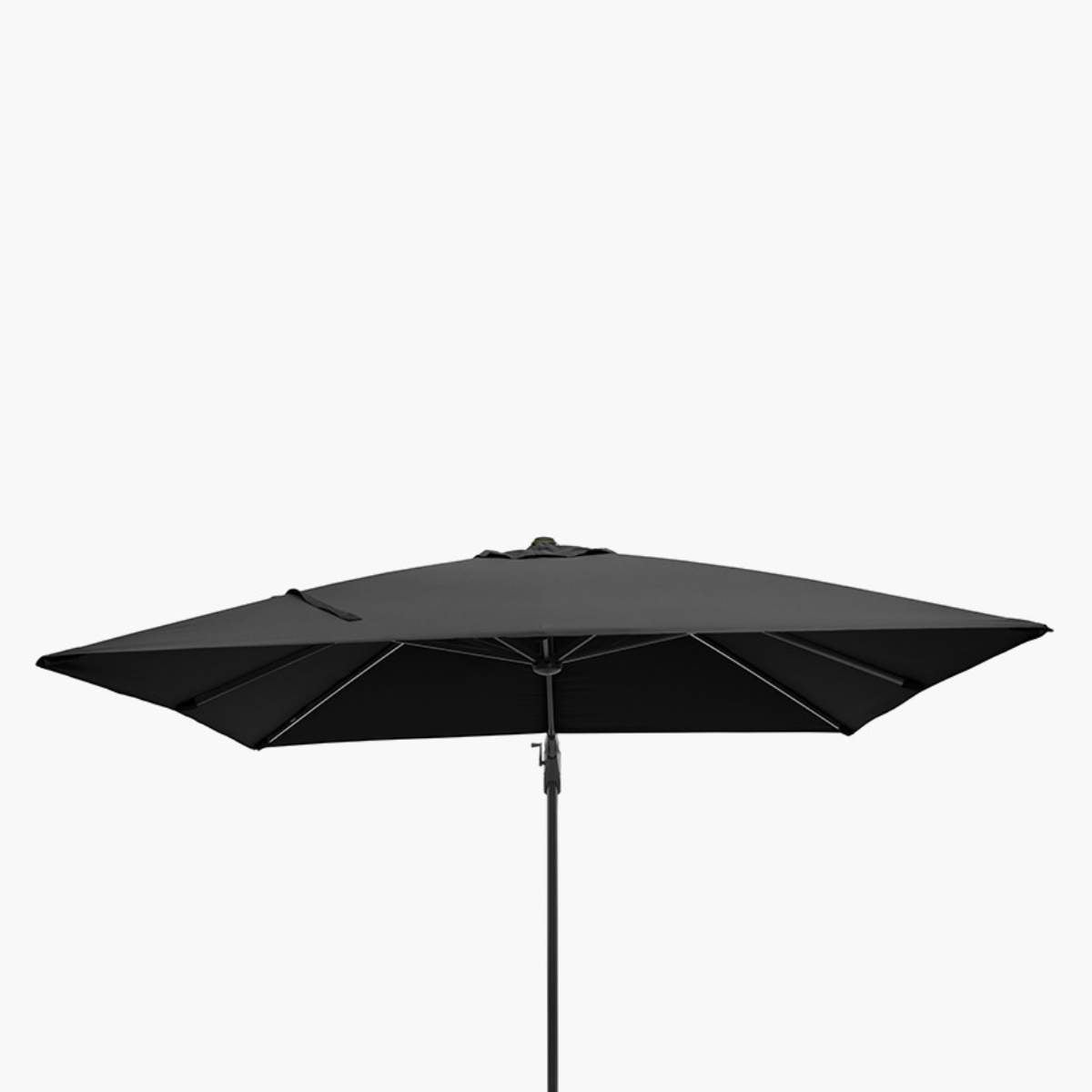 Pacific Lifestyle Glow Challenger T2 3m Square Anthracite Free Arm Parasol