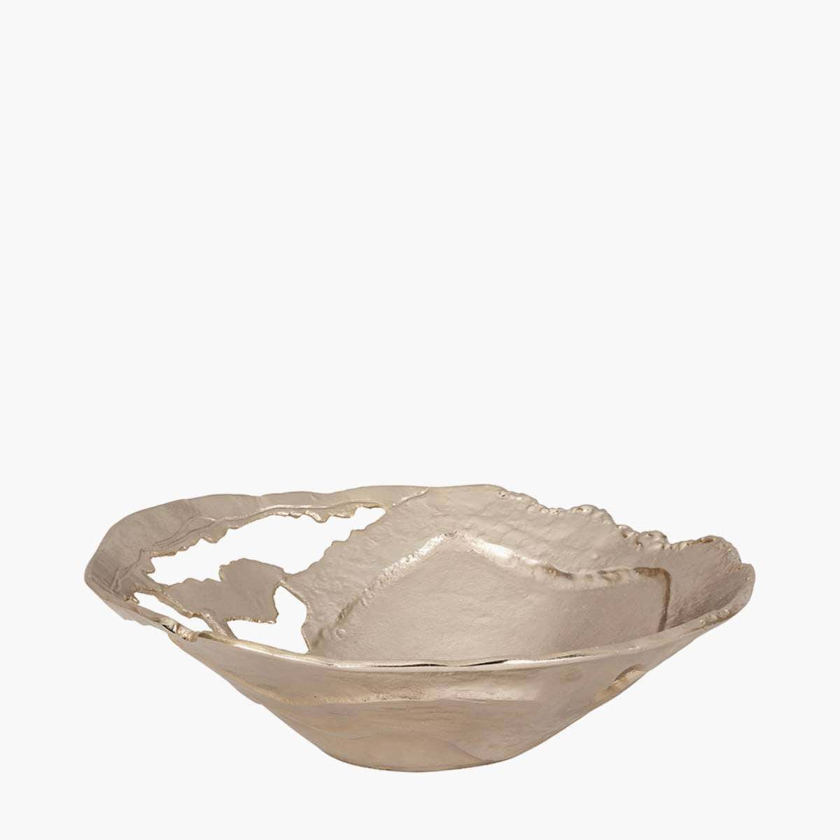 Pacific Lifestyle Gold Cast Metal Decorative Bowl
