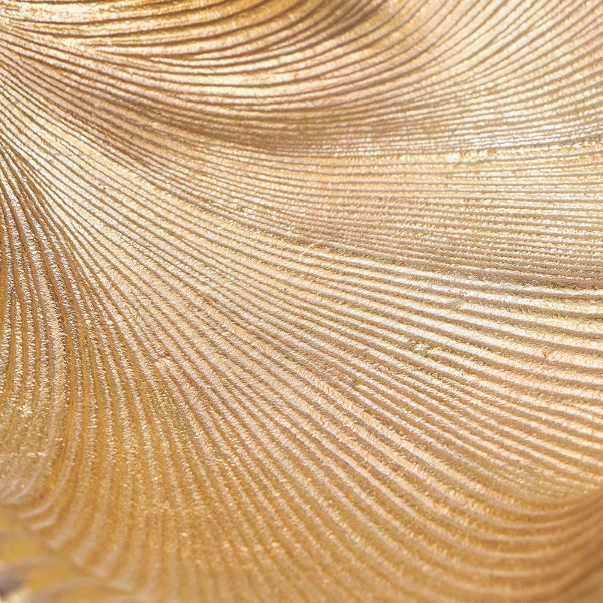 Pacific Lifestyle Gold Metal Dual Gingko Leaf Bowl