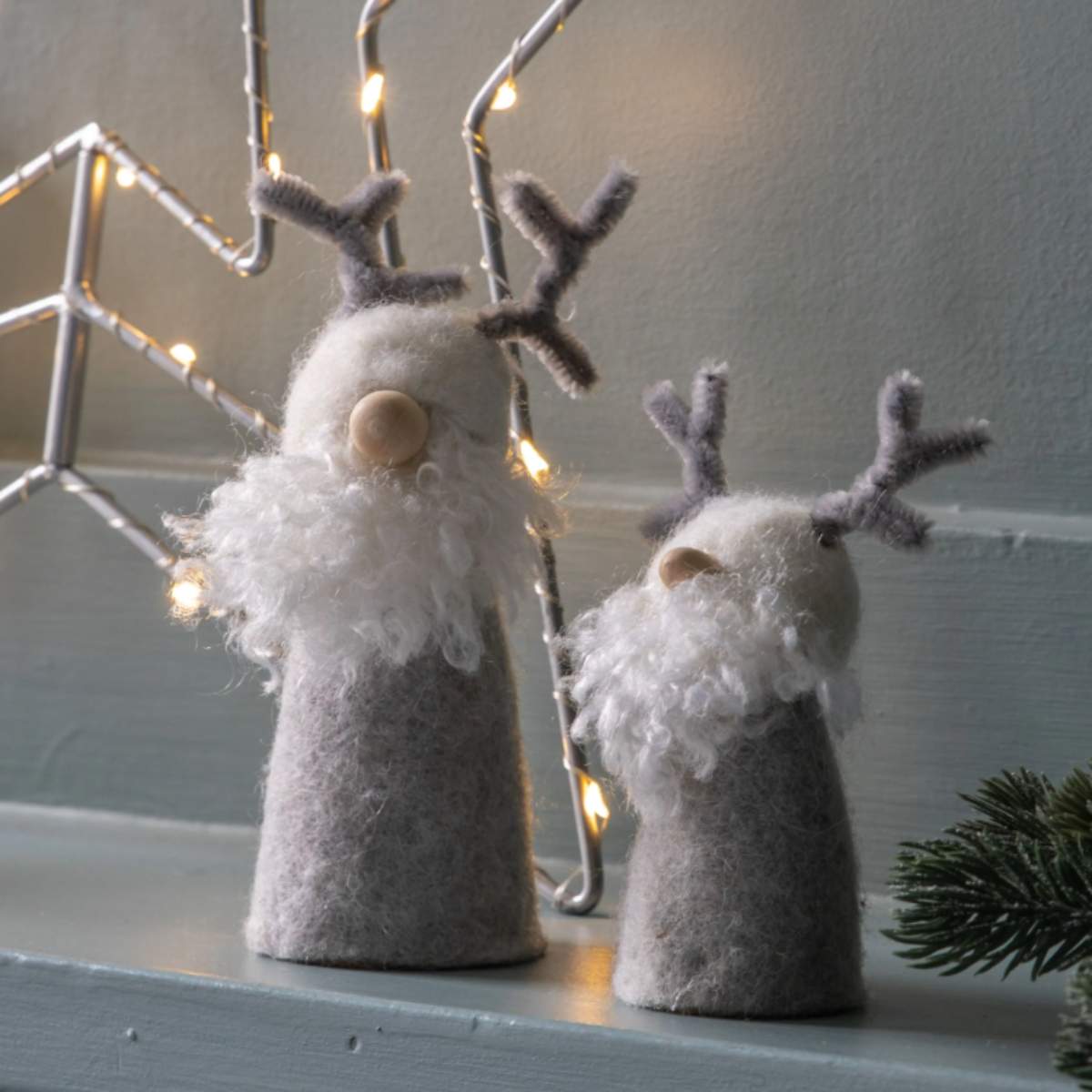 Gallery Direct Gonk Duo Grey Set of 2
