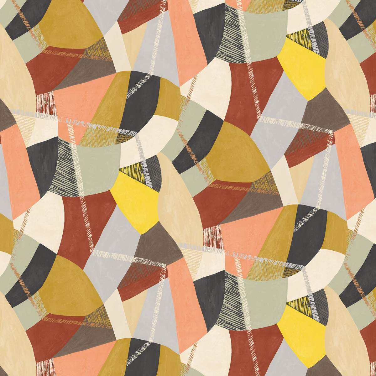 Ohpopsi Grafik Abstract Geo - Cinnamon