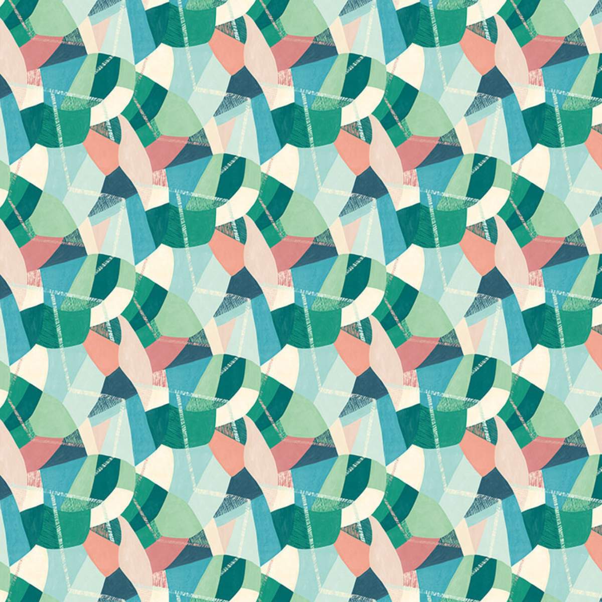 Ohpopsi Grafik Abstract Geo - Flamingo