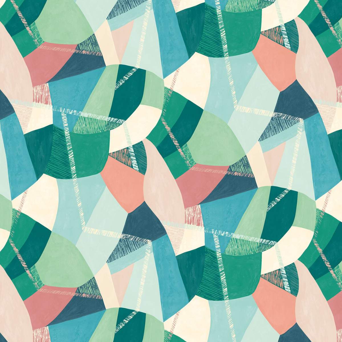 Ohpopsi Grafik Abstract Geo - Flamingo