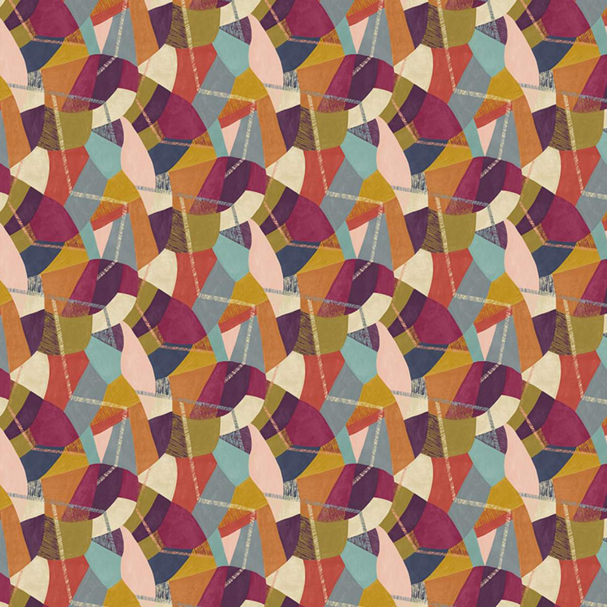 Ohpopsi Grafik Abstract Geo - Grape & Olive