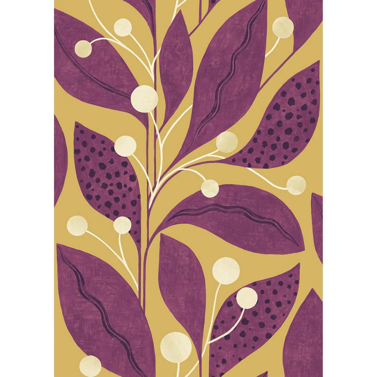 Ohpopsi Grafik Berry Dot - Mulberry