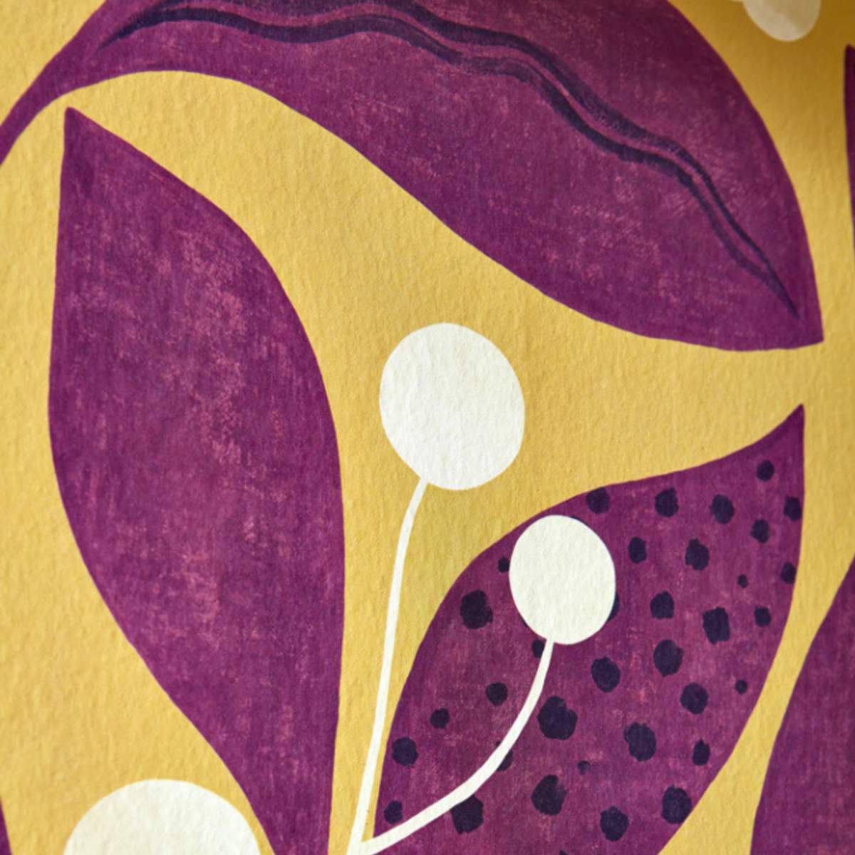 Ohpopsi Grafik Berry Dot - Mulberry