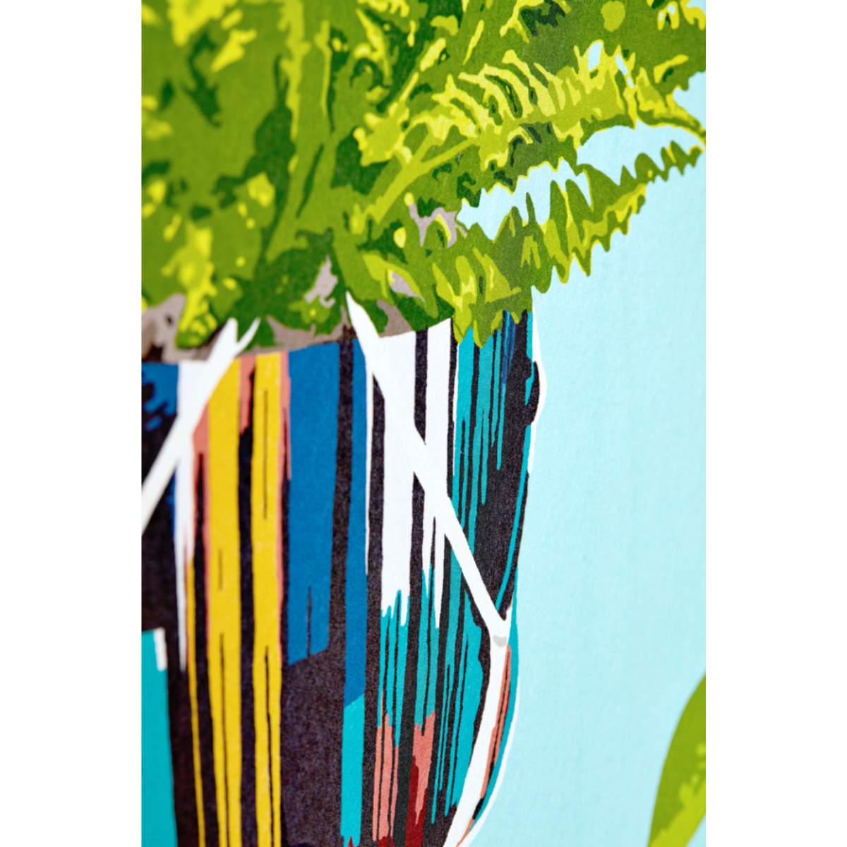 Ohpopsi Grafik Houseplant	- Cerulean Twist