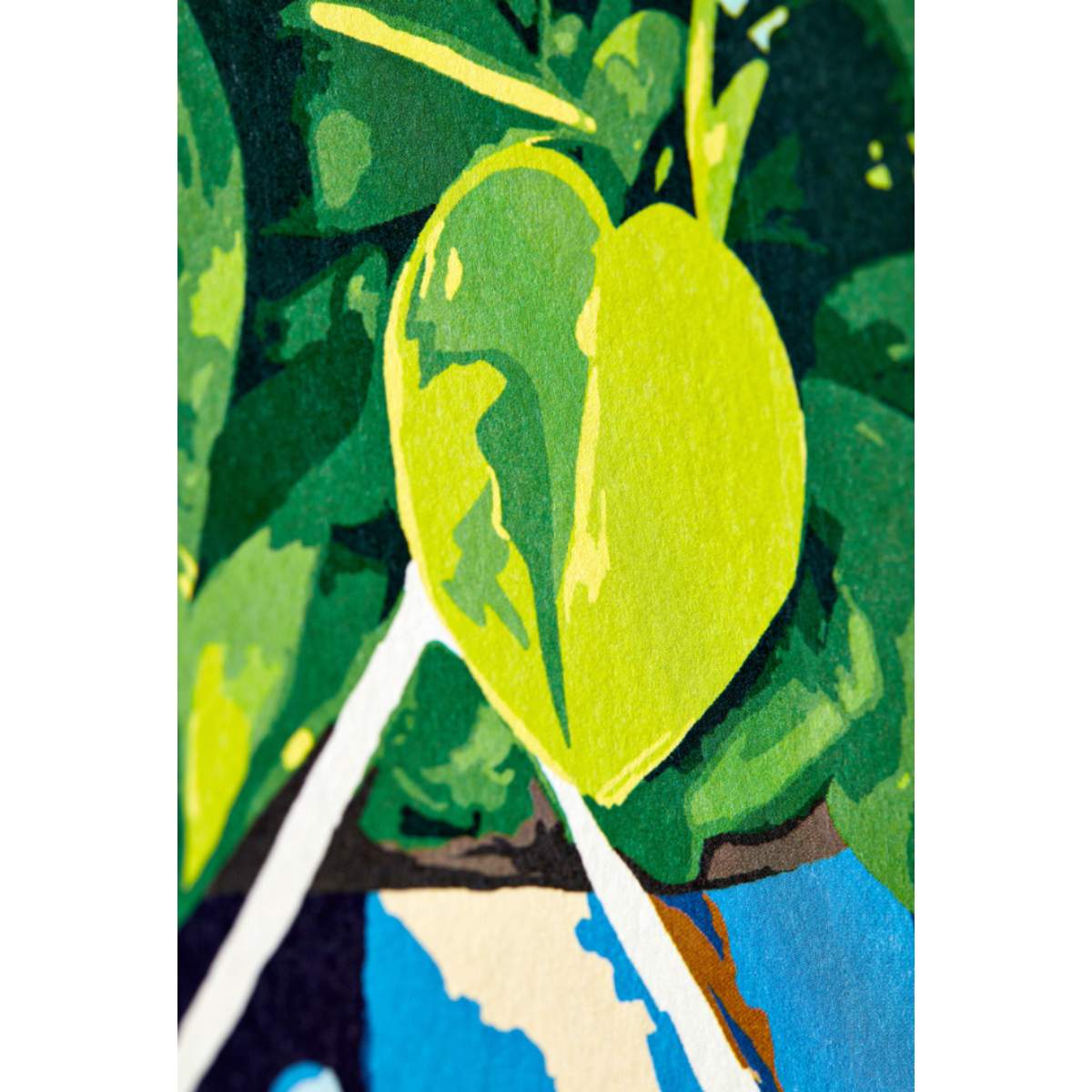Ohpopsi Grafik Houseplant	- Cerulean Twist