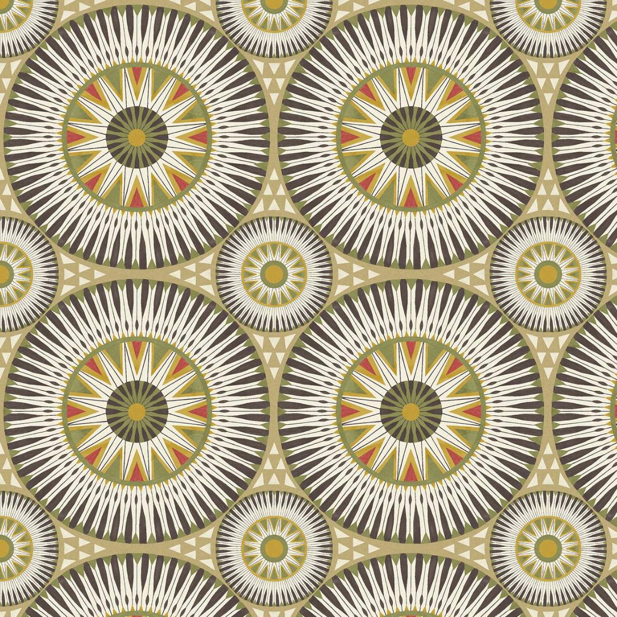 Ohpopsi Grafik Large Ellipse - Coffee & Olive