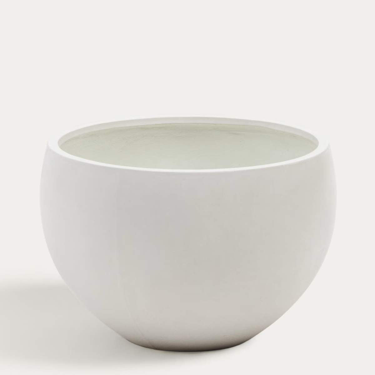 Kave Home Grau White Cement Planter Ø 72 cm