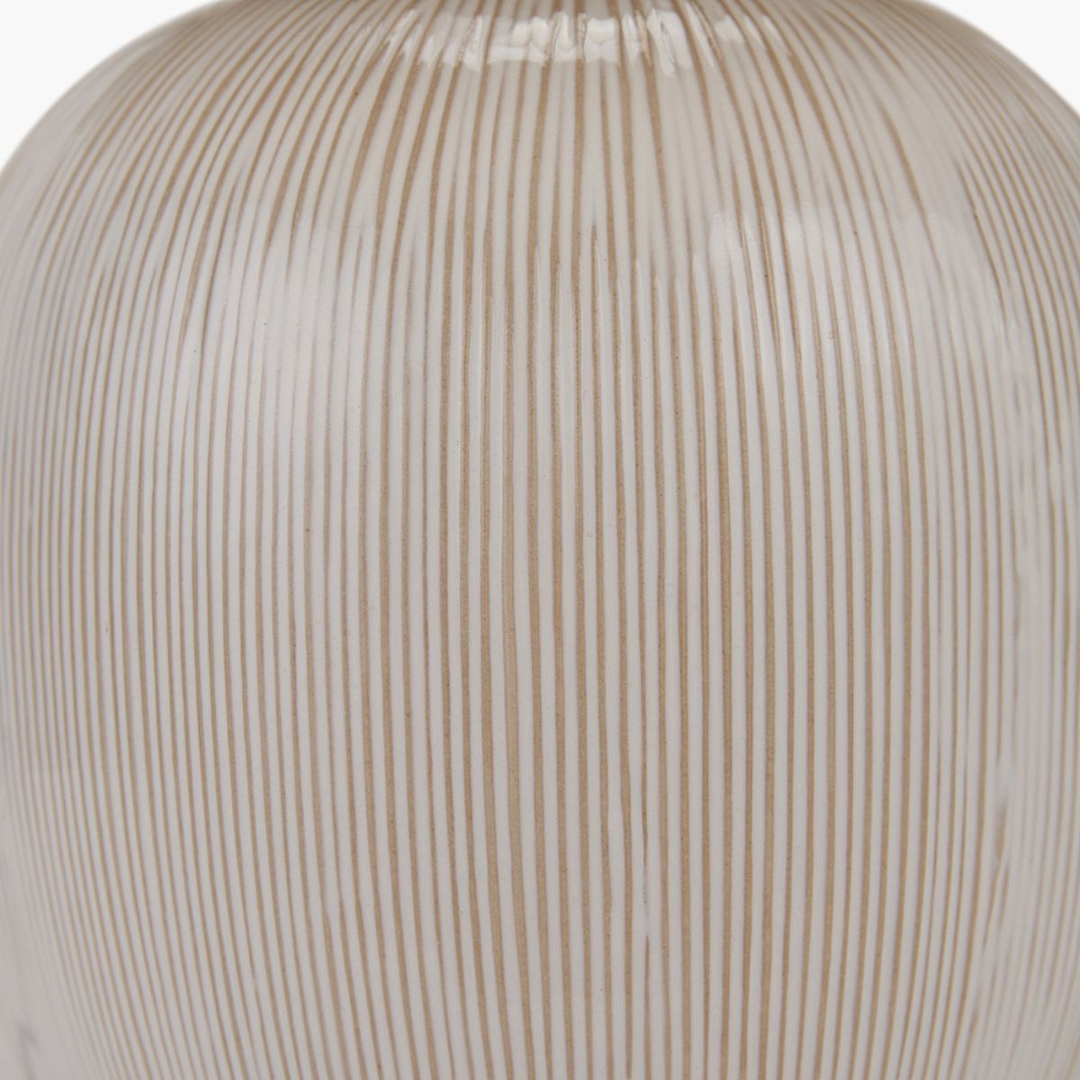 Pacific Lifestyle Greta Natural and Cream Textured Ceramic Table Lamp