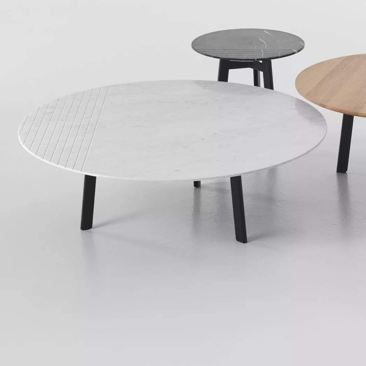 Vincent Shepherd Groove Coffee Table | 96 CM | 2 Different Tops