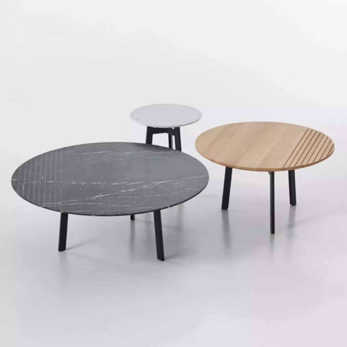 Vincent Shepherd Groove Side Table | 37 cm | 3 Different Tops