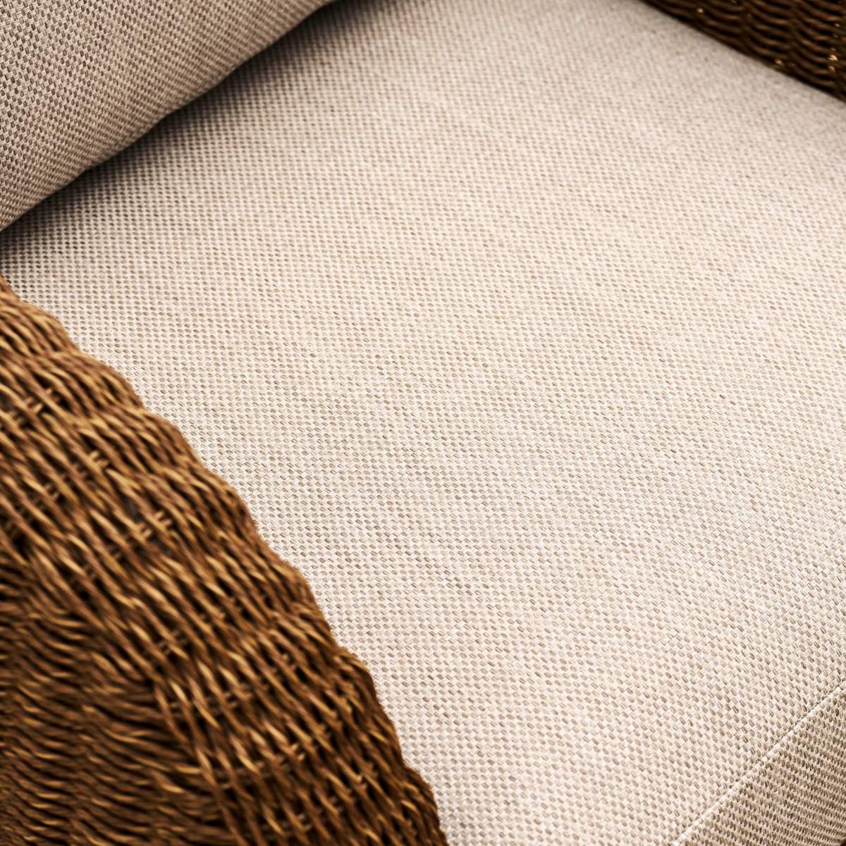 Garden Trading Hambridge 2 Seater Sofa Set Dark Natural