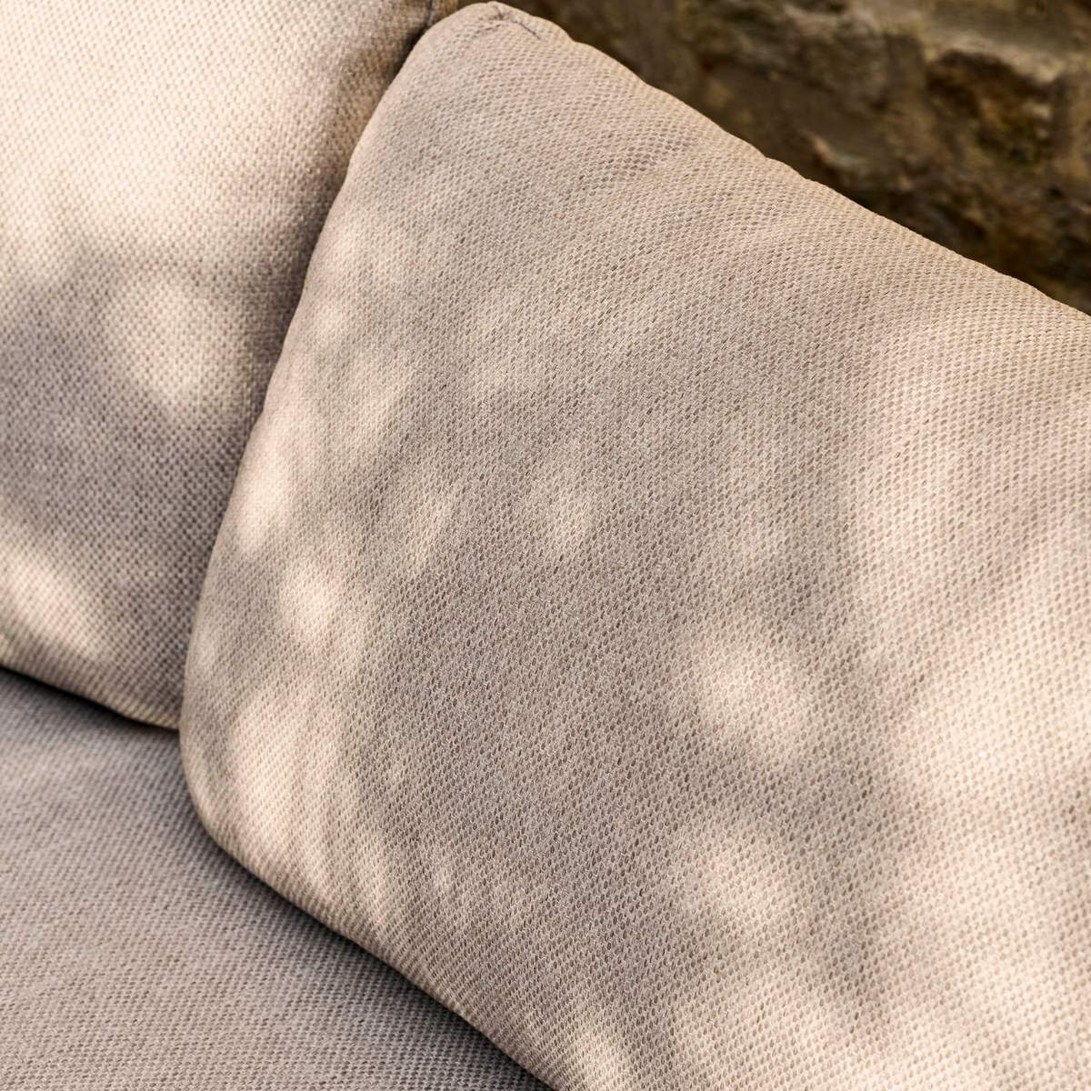 Garden Trading Hambridge Curved Corner Sofa Set Dark Natural