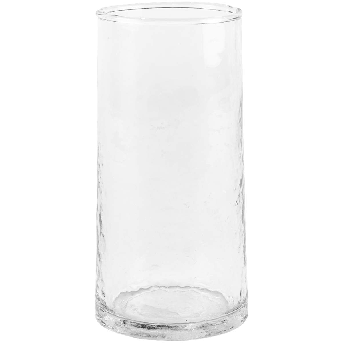 Grand Illusions Hammered Drinking Glass Tall