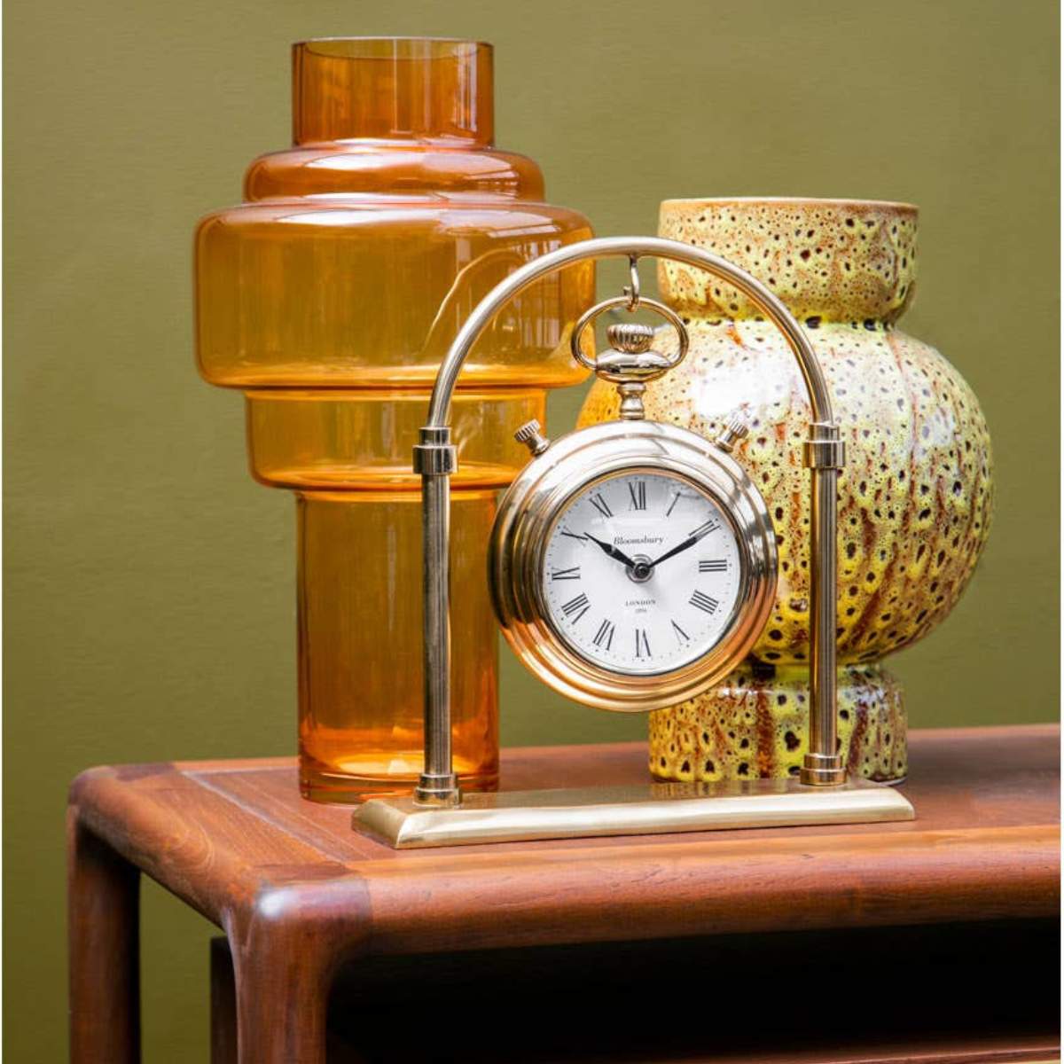 Beaumonde Home Hampstead Round Mantel Clock