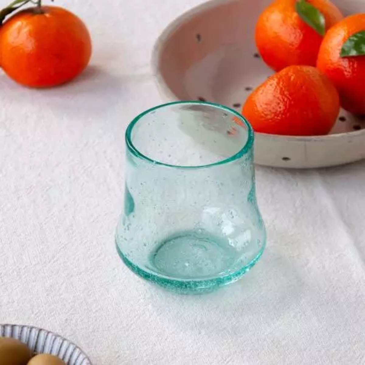 Rex London Hand blown bubble glass tumbler 300ml