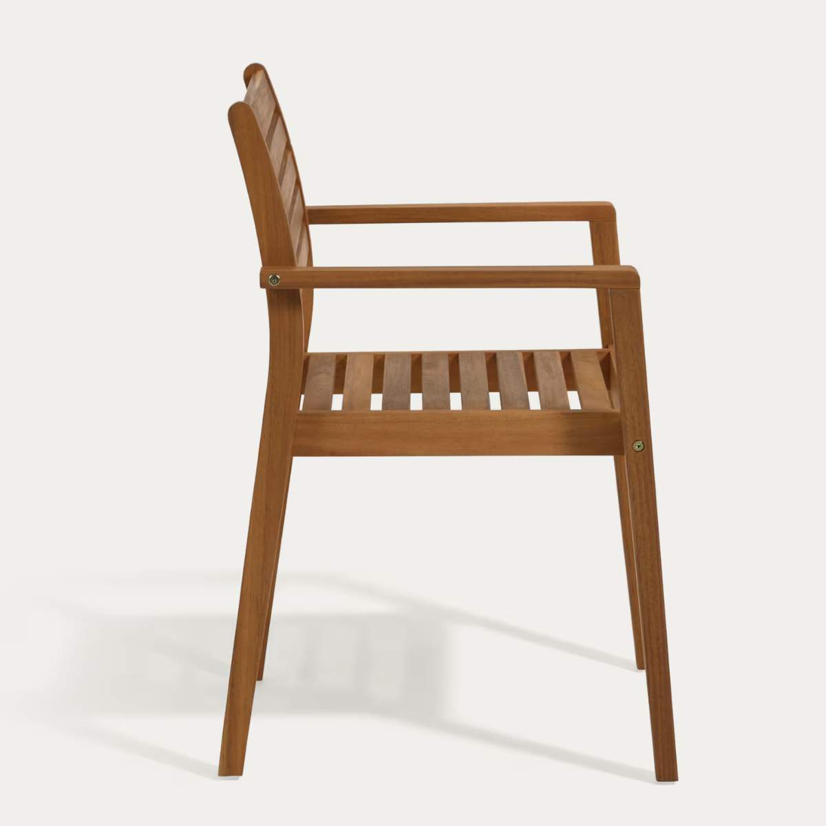 Kave Home Hanzel stackable outdoor chair in FSC 100% solid acacia wood