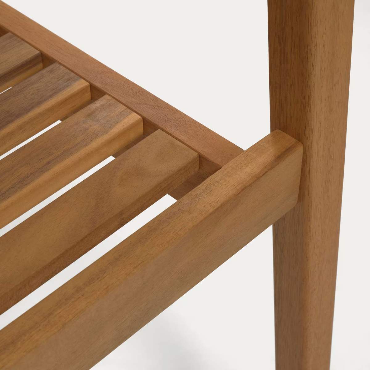 Kave Home Hanzel stackable outdoor chair in FSC 100% solid acacia wood