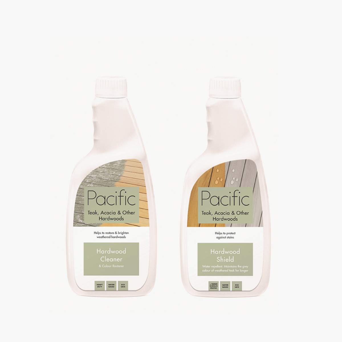 Pacific Lifestyle Hardwood Cleaner and Colour Restorer and Hardwood Shield
