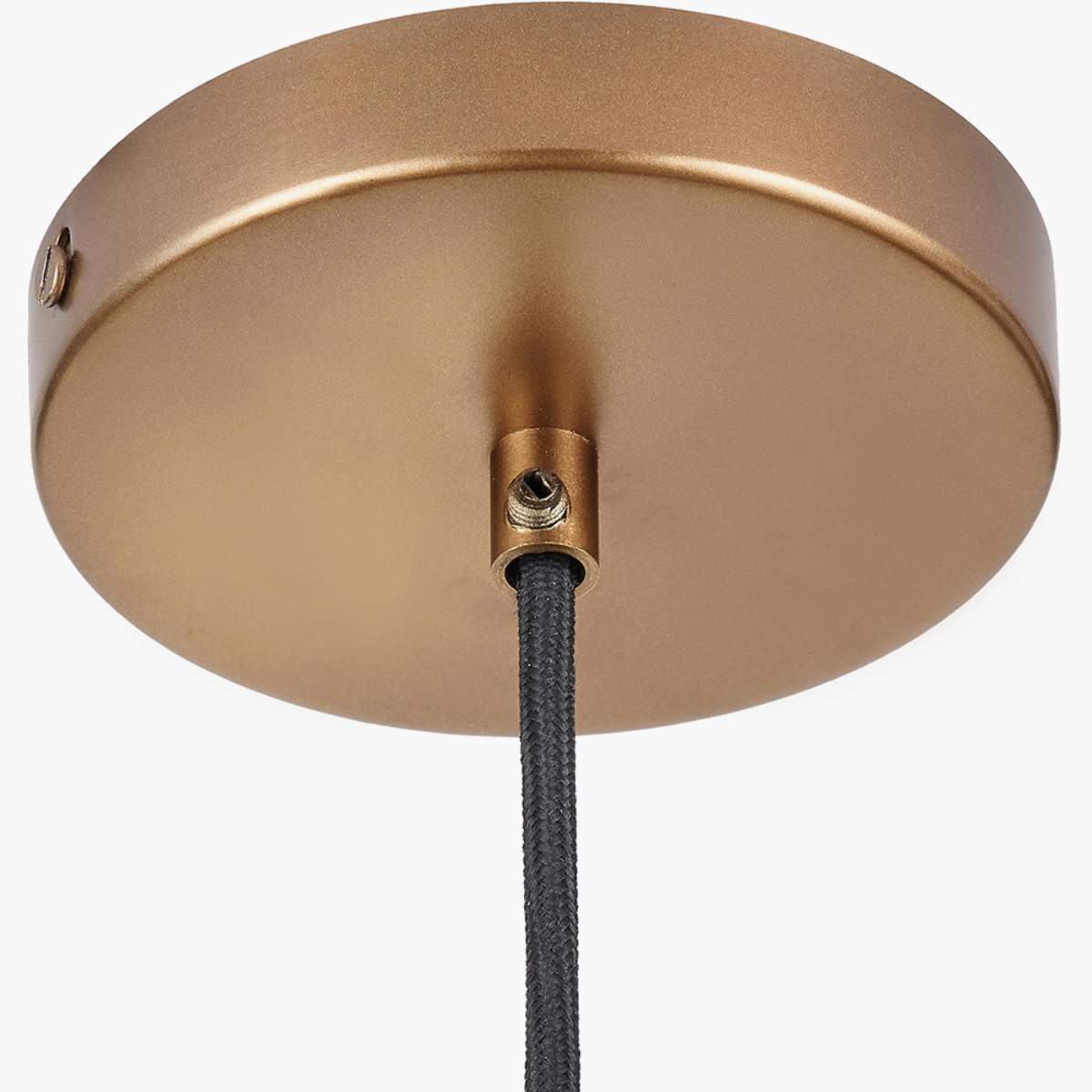 Pacific Lifestyle Harlem Antique Brass Domed Metal Pendant
