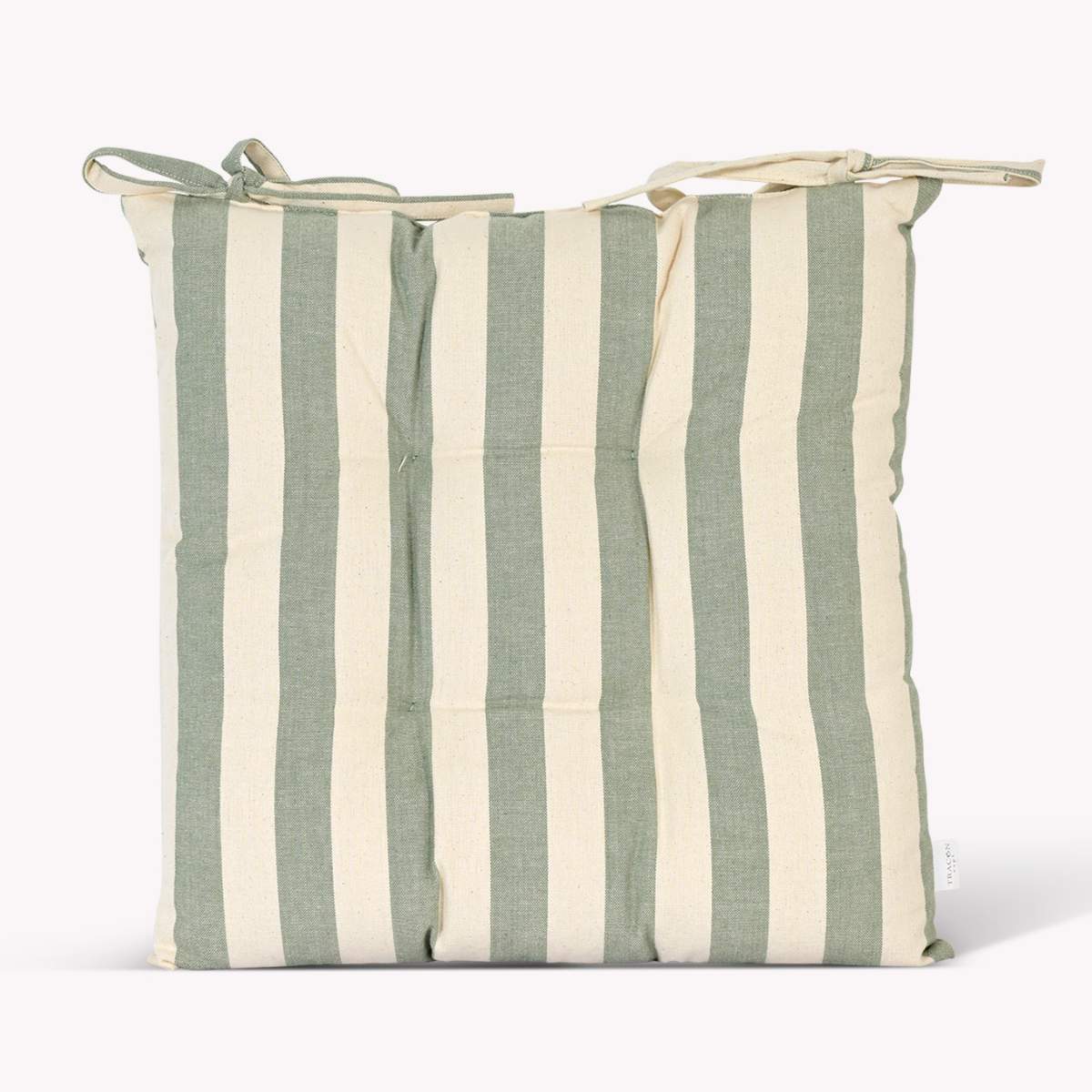 Garden Trading Harlton Wide Stripe Seat Pad Rosemary