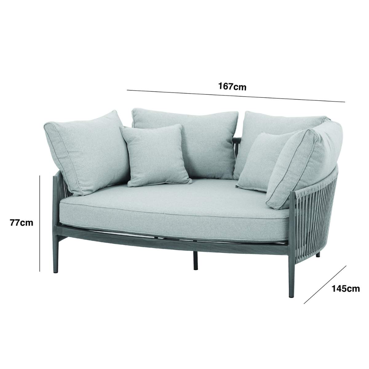 Maze Havana Rope Weave Daybed