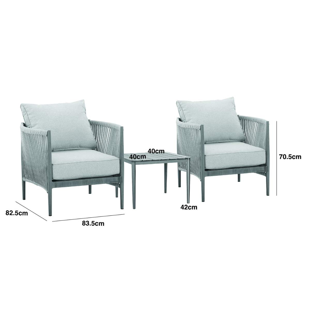 Maze Havana Rope Weave Lounge Set