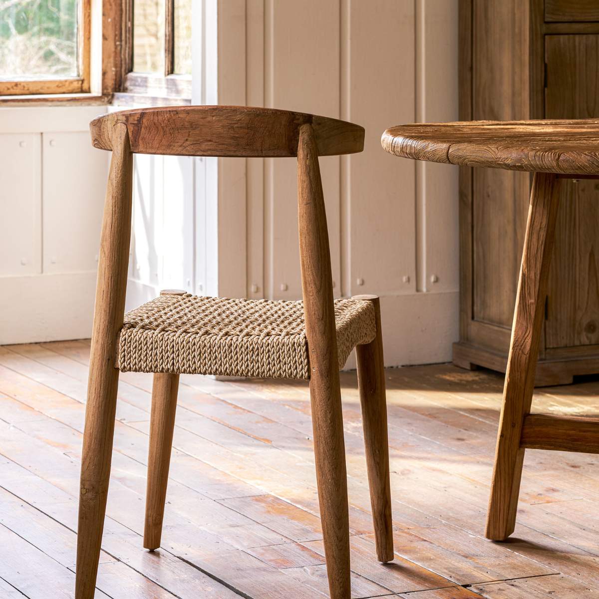 Garden Trading Hawthorne Dining Chair Set of 2 Natural