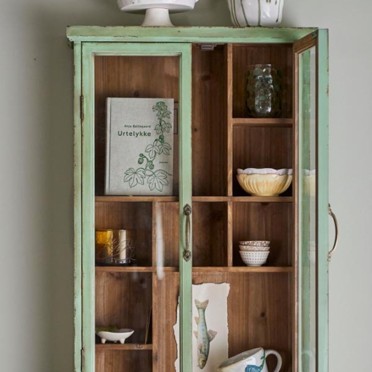 Bloomingville Hazem Cabinet - Green Firwood