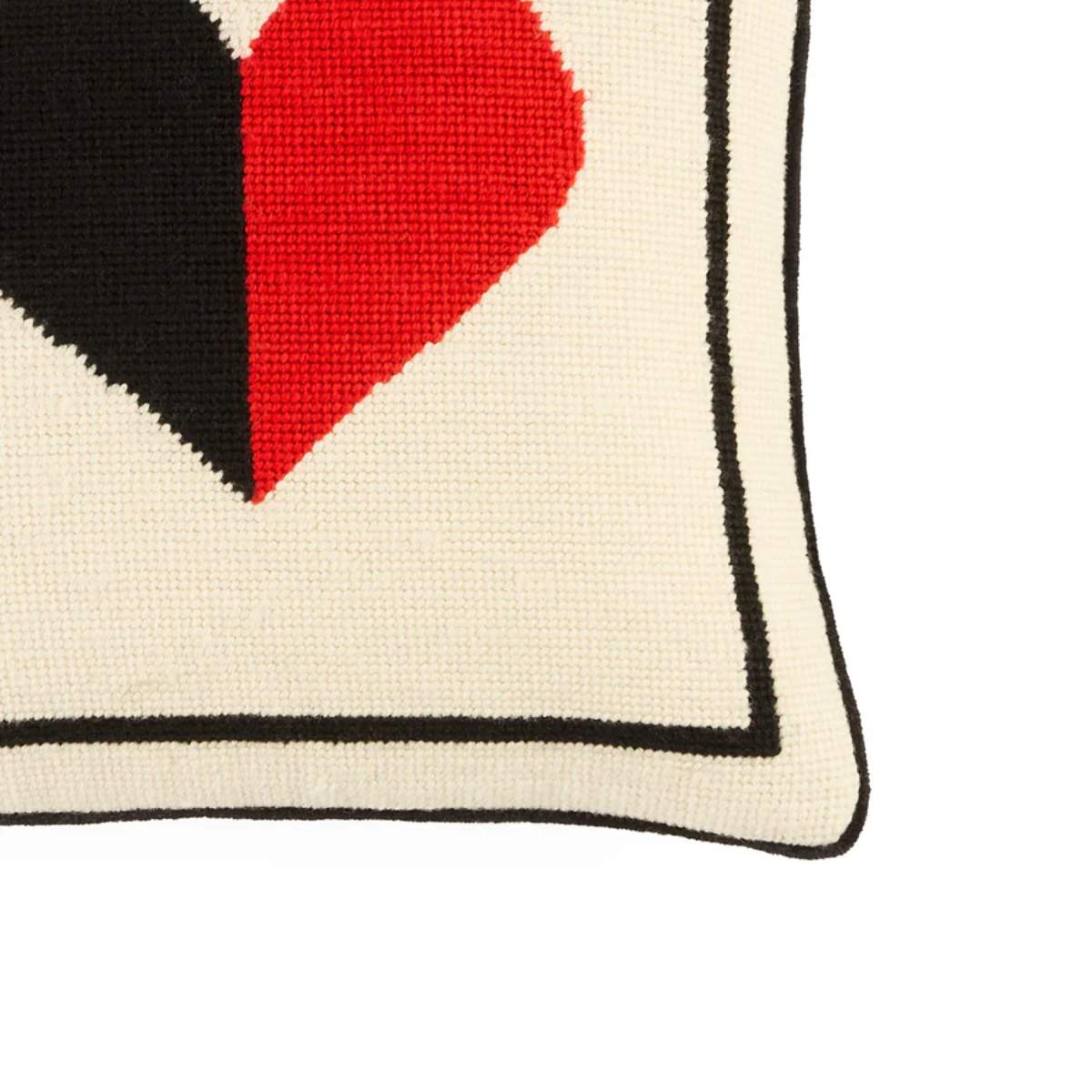 Jonathan Adler Hearts Needlepoint Cushion
