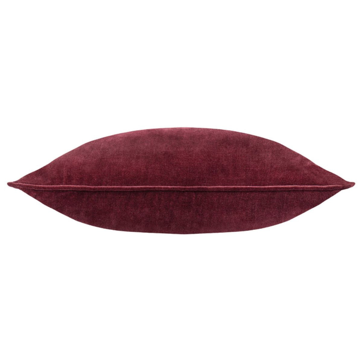 Riva Home Heavy Chenille Piped Cushion Beetroot
