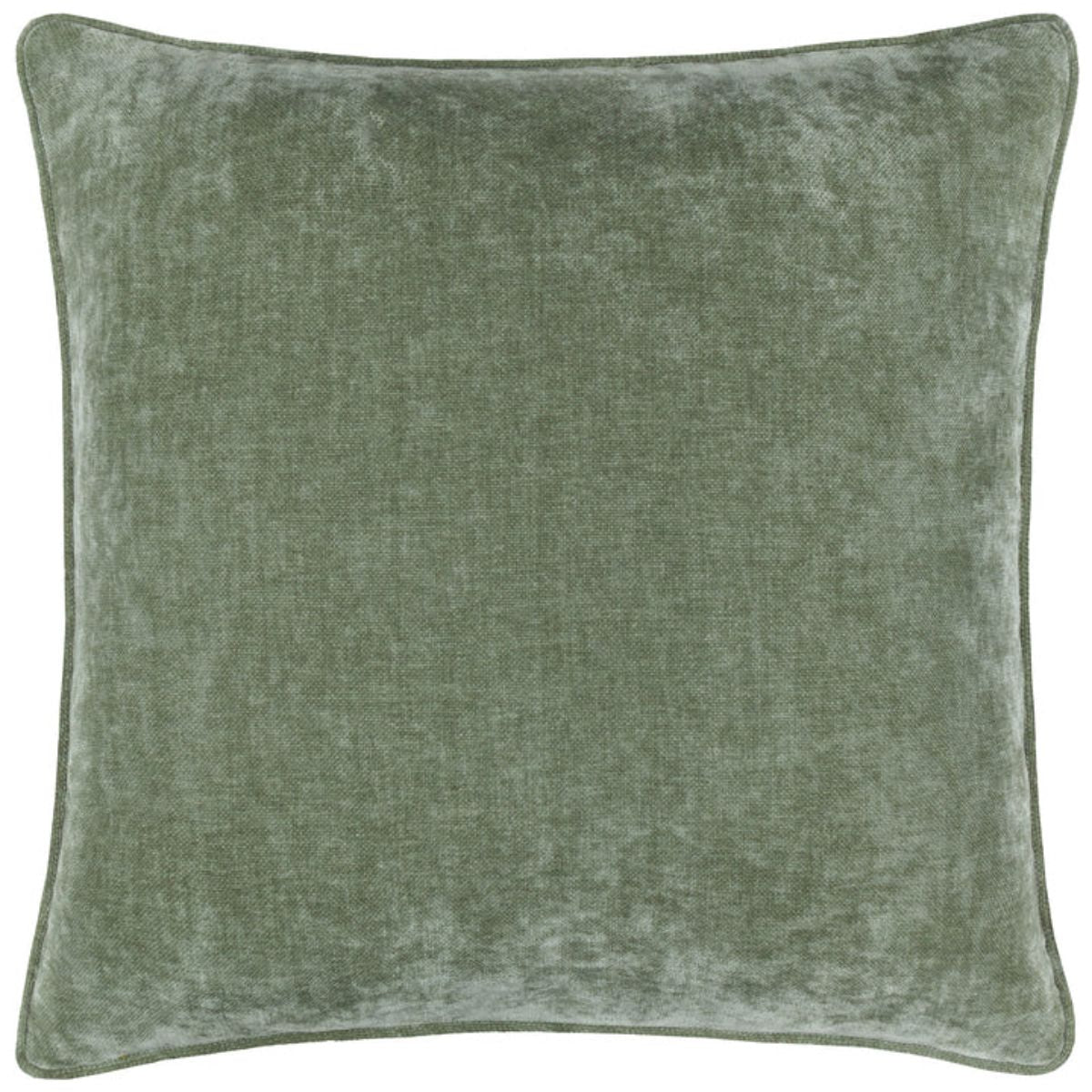 Riva Home Heavy Chenille Piped Cushion Eucalyptus