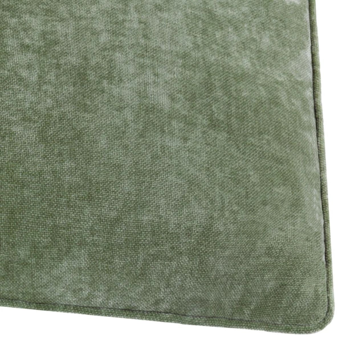 Riva Home Heavy Chenille Piped Cushion Eucalyptus