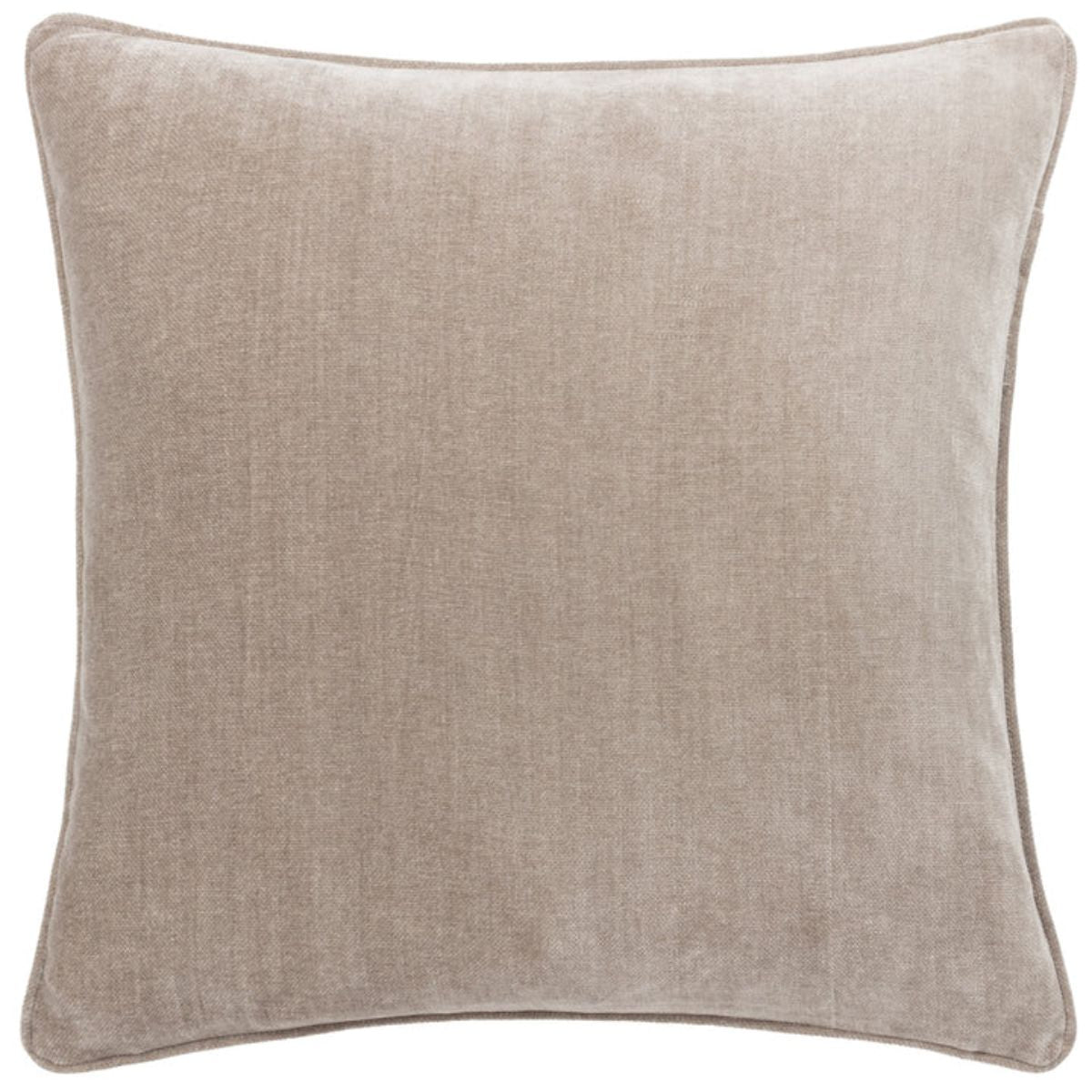 Riva Home Heavy Chenille Piped Cushion Greige