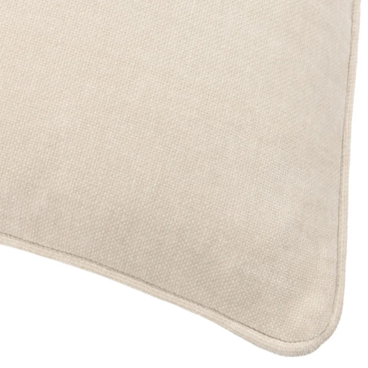 Riva Home Heavy Chenille Piped Cushion Linen