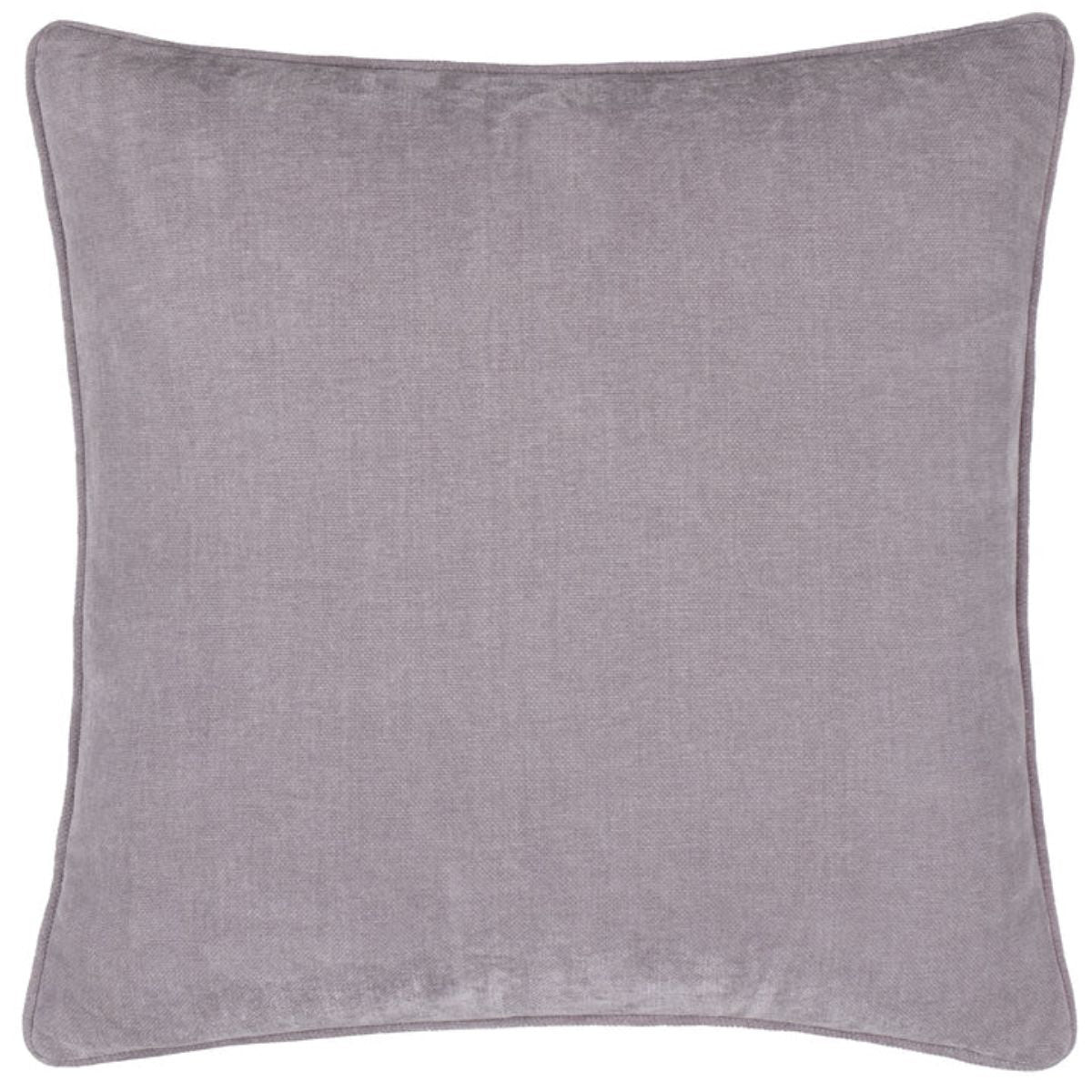 Riva Home Heavy Chenille Piped Cushion Mauve
