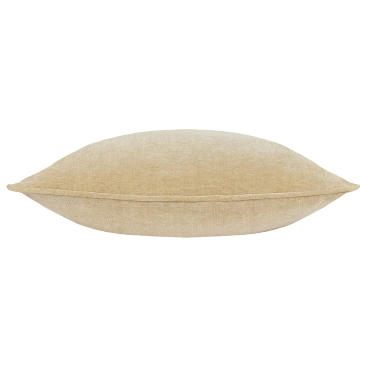 Riva Home Heavy Chenille Piped Cushion Natural