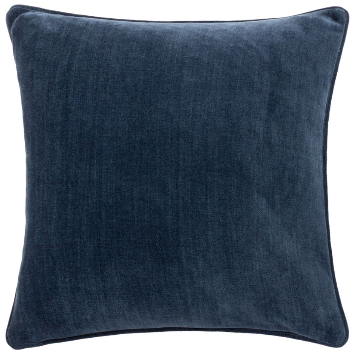 Riva Home Heavy Chenille Piped Cushion Navy