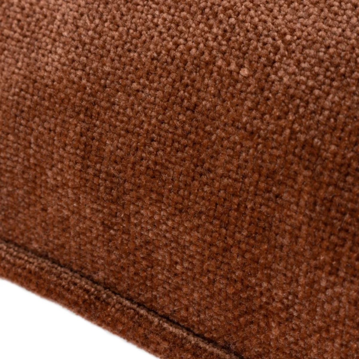 Riva Home Heavy Chenille Piped Cushion Nutmeg