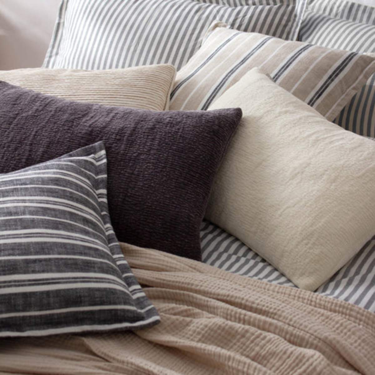 Furn Hebble Striped Cushion