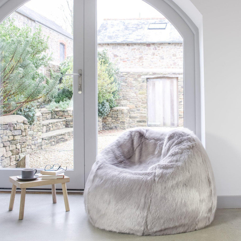 Giant Beanbag Chair - Lady Grey-Helen Moore Home-Beaumonde
