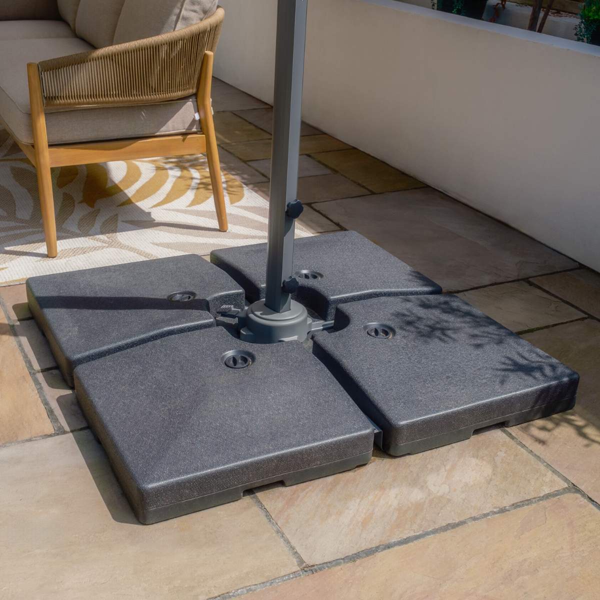 Maze - Helios 3m x 3m Square Rotating Cantilever Parasol