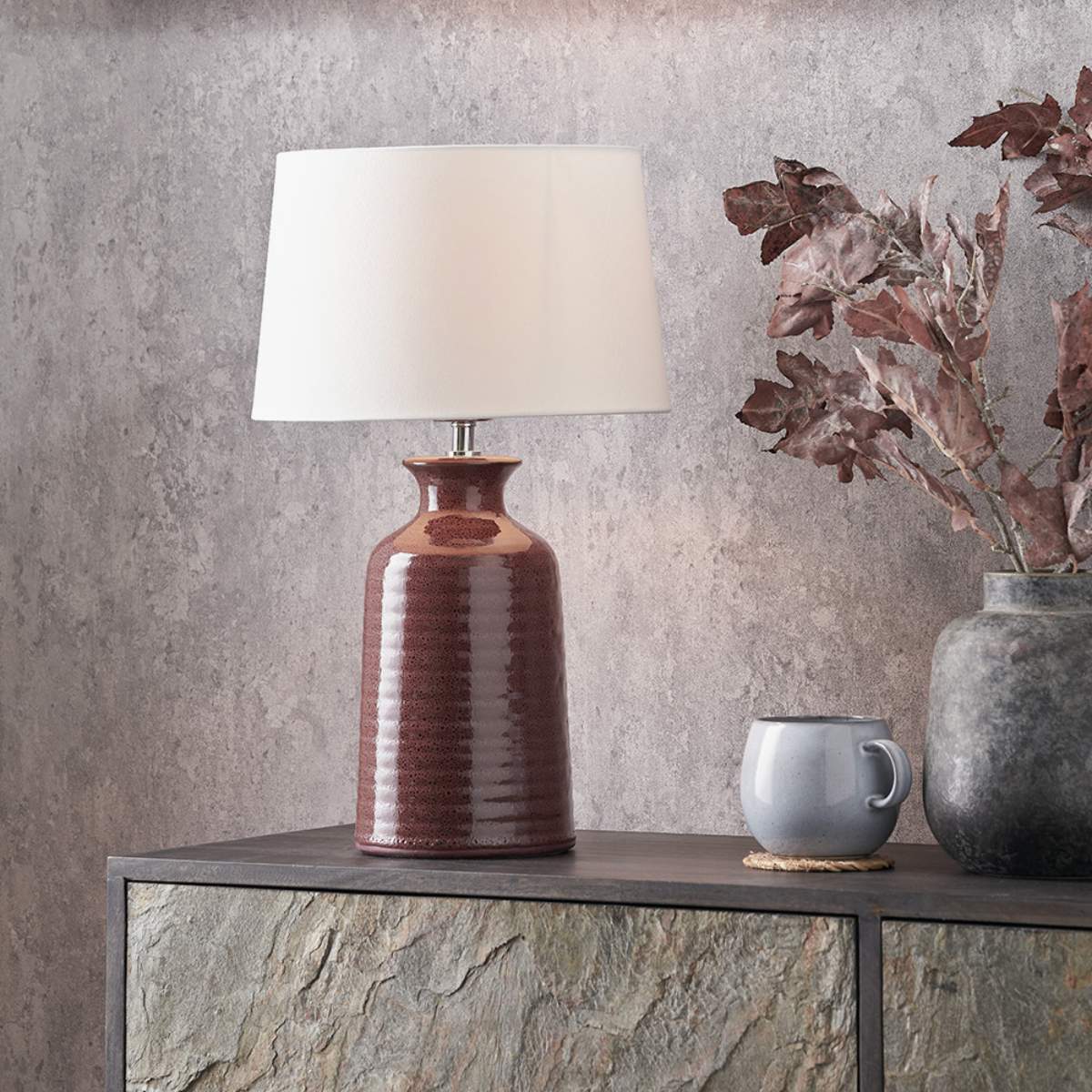 Pacific Lifestyle Helka Glaze Table Lamp