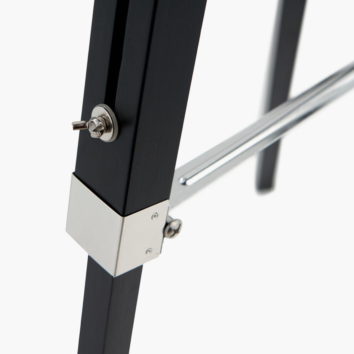 Pacific Lifestyle Hereford Silver and Black Tripod Floor Lamp