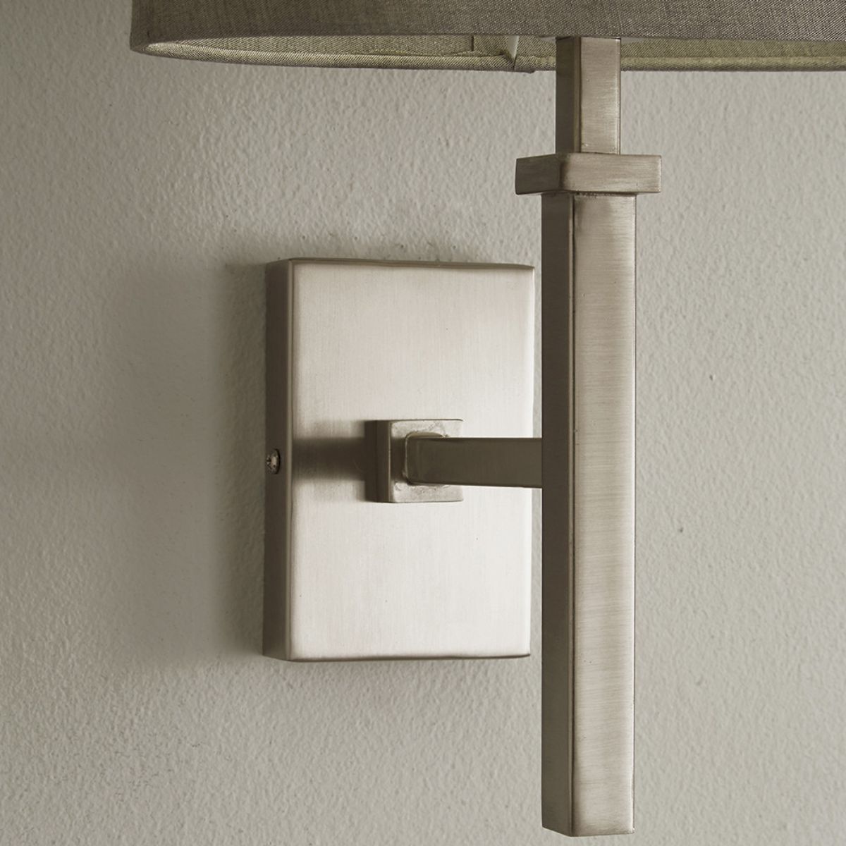 Pacific Lifestyle Hilton Satin Silver Metal Wall Light