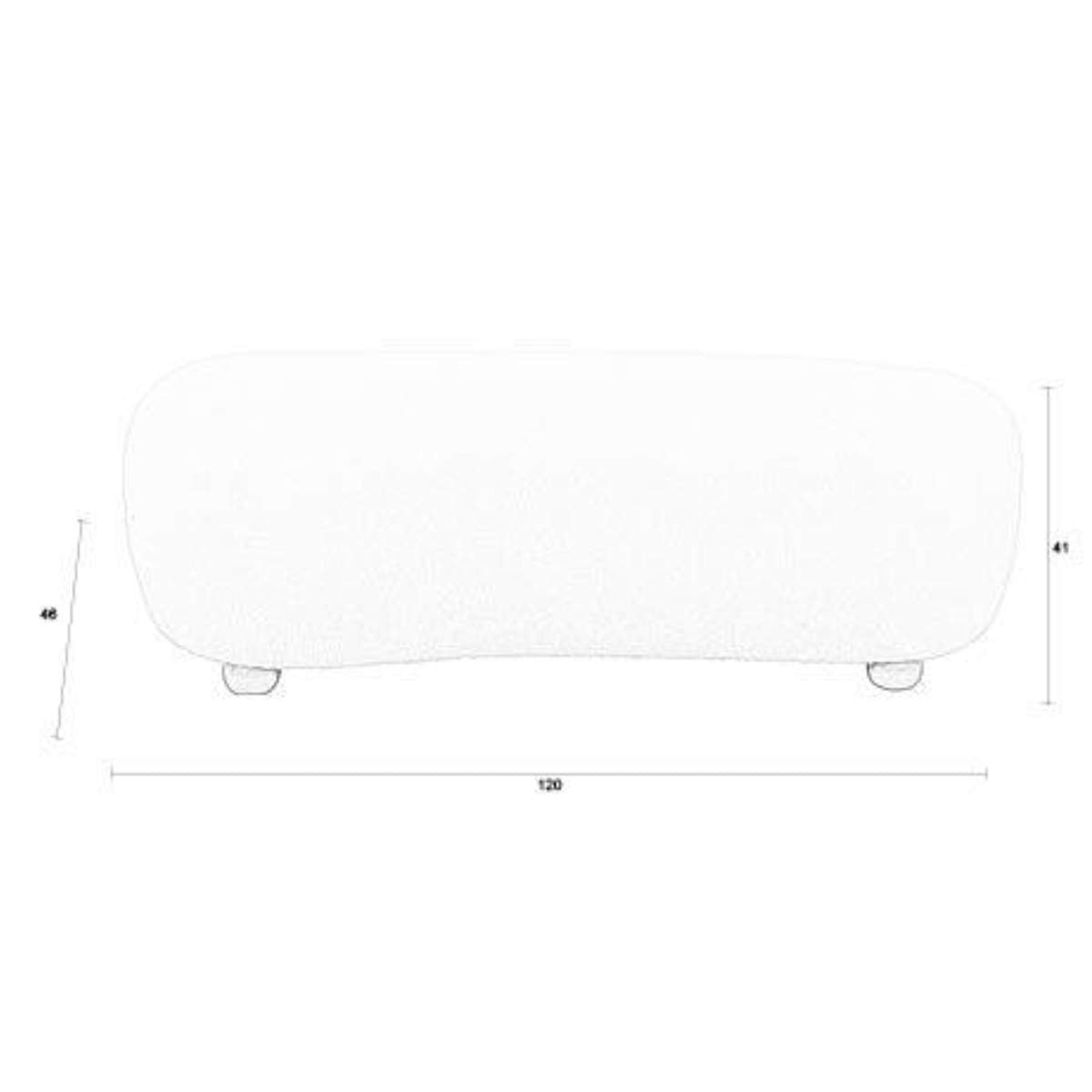 Beau&Co Hocker Noxx Beige